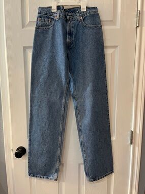 Levi's womens Medium Blue Straight Jeans